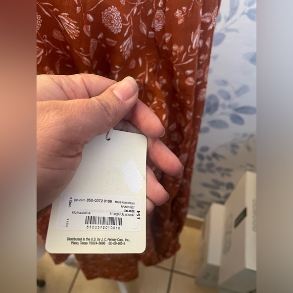 a.n.a Women’s Casual Floral Dress Plus Size XXL. New w tag - Picture 5 of 10